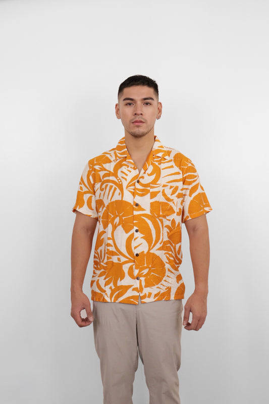 Tropic Sunset Camp Shirt