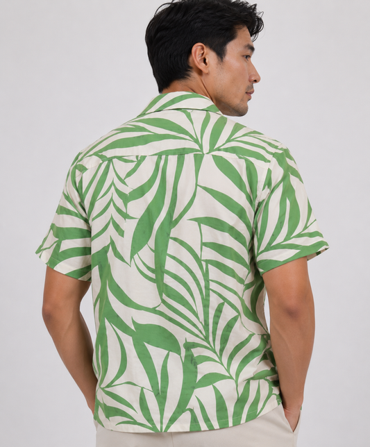 Palm Green Camp Shirt