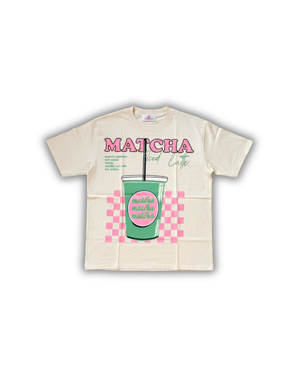 Matcha Graphic Tee – Cream
