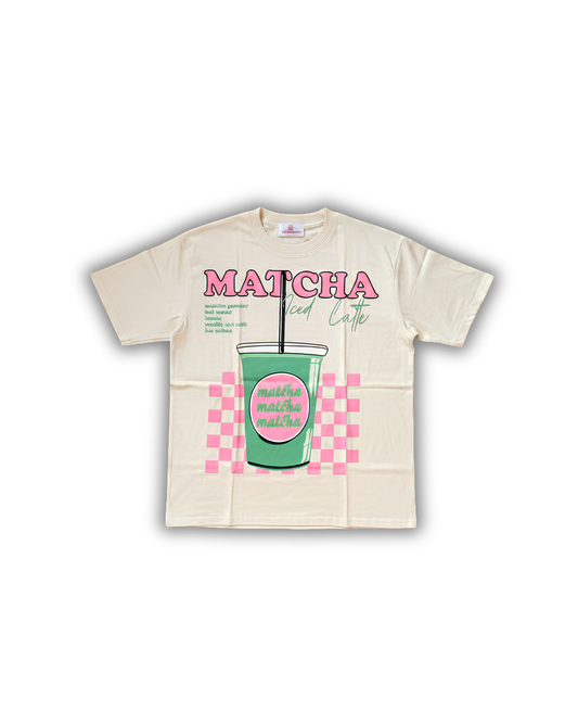 Matcha Graphic Tee – Cream