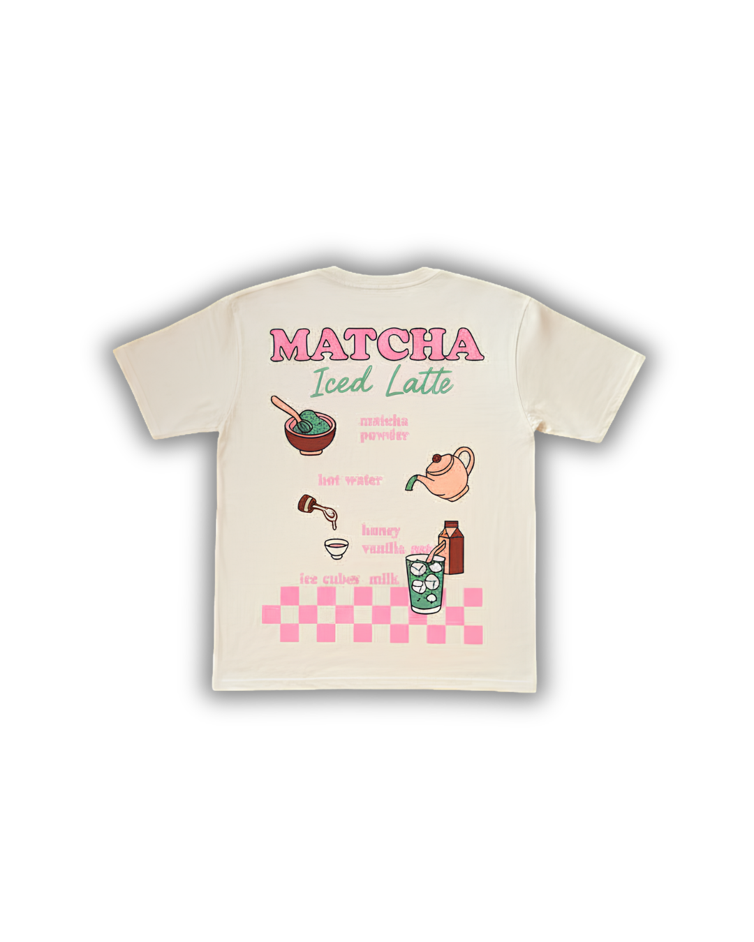 Matcha Graphic Tee – Cream