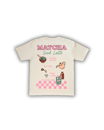 Matcha Graphic Tee – Cream