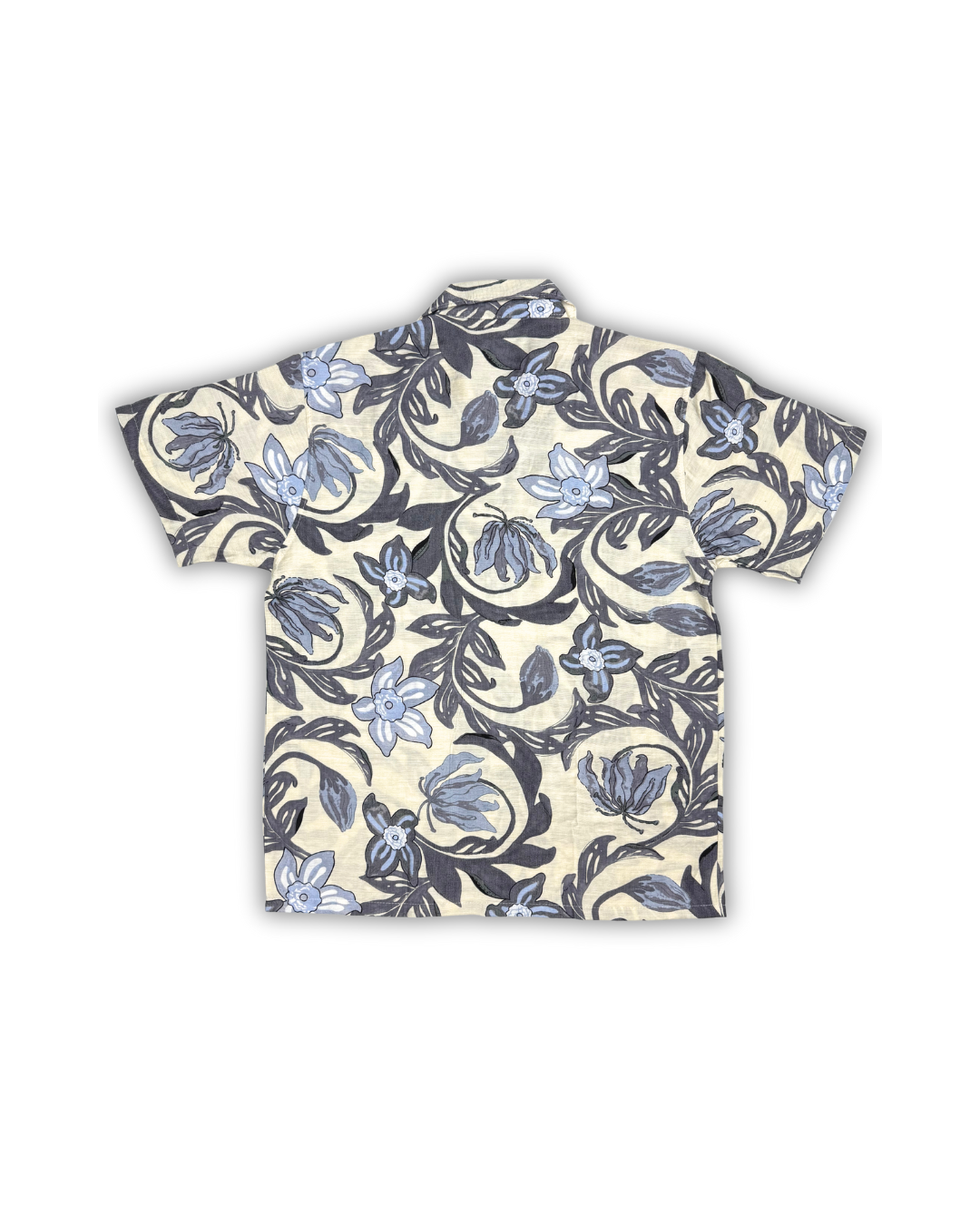 Blue Bloom Camp Shirt