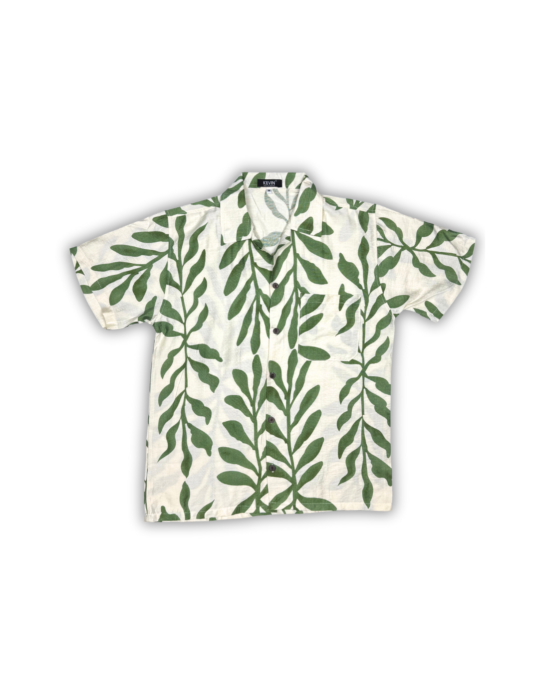 Green Tropic Vine Camp Shirt