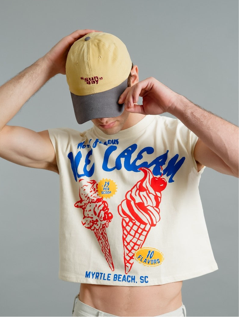 Sunday Two-Tone Cap – Mustard & Black