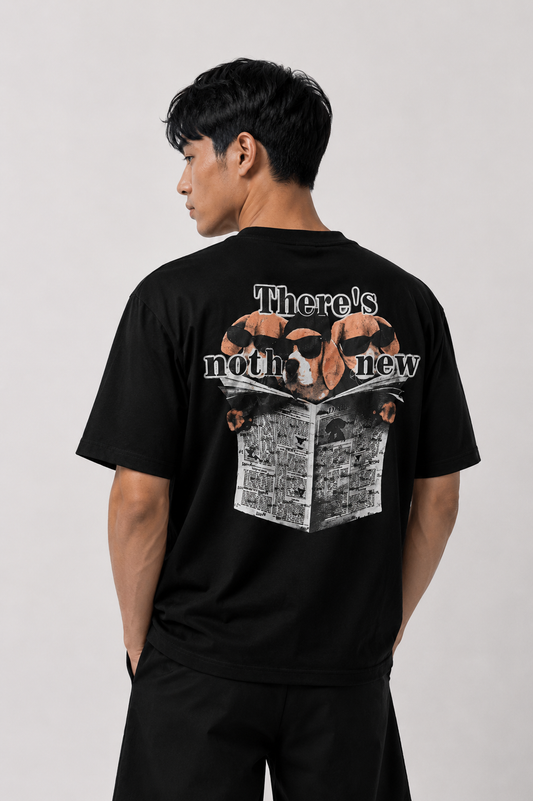 Workwear Dachshund Graphic Tee — Black