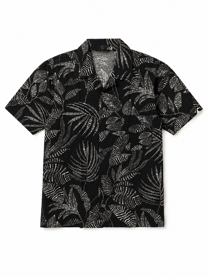 Midnight Palm Resort Shirt Slimfit