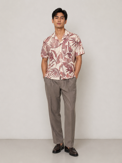 Desert Palm Resort Shirt - Slimfit