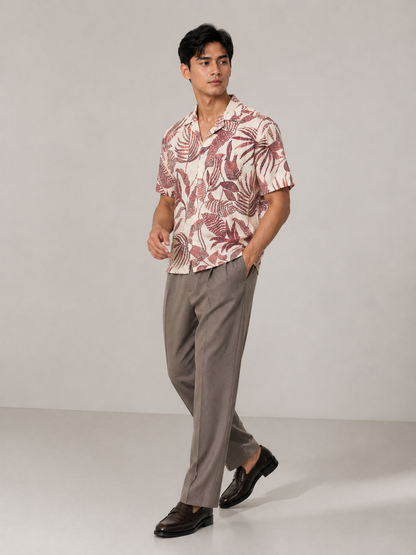Desert Palm Resort Shirt - Slimfit