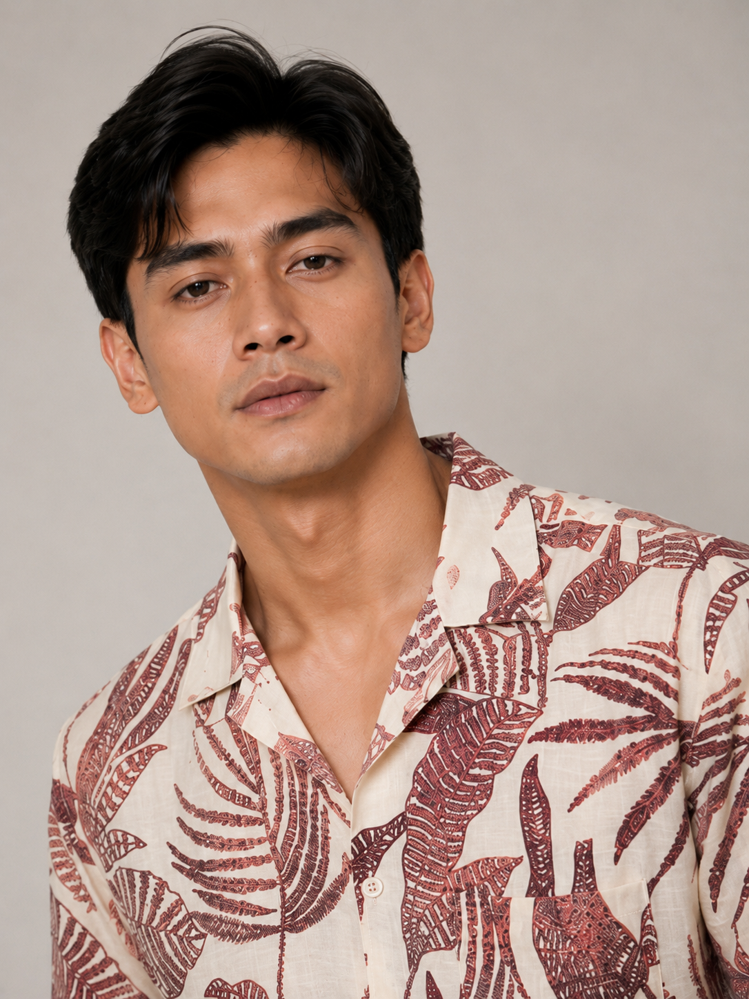 Desert Palm Resort Shirt - Slimfit