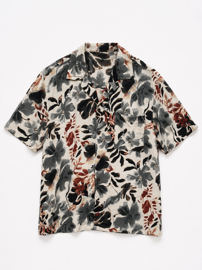 Autumn Botanical Resort Shirt