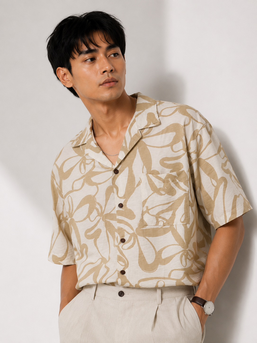 Sand Dune Abstract Resort Shirt