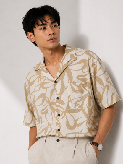 Sand Dune Abstract Resort Shirt