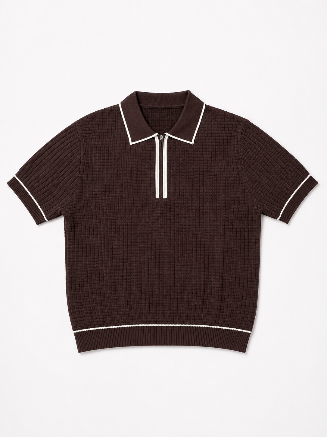 Espresso Riviera Knitted Polo
