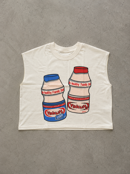 Yakult Cropped Muscle Tee