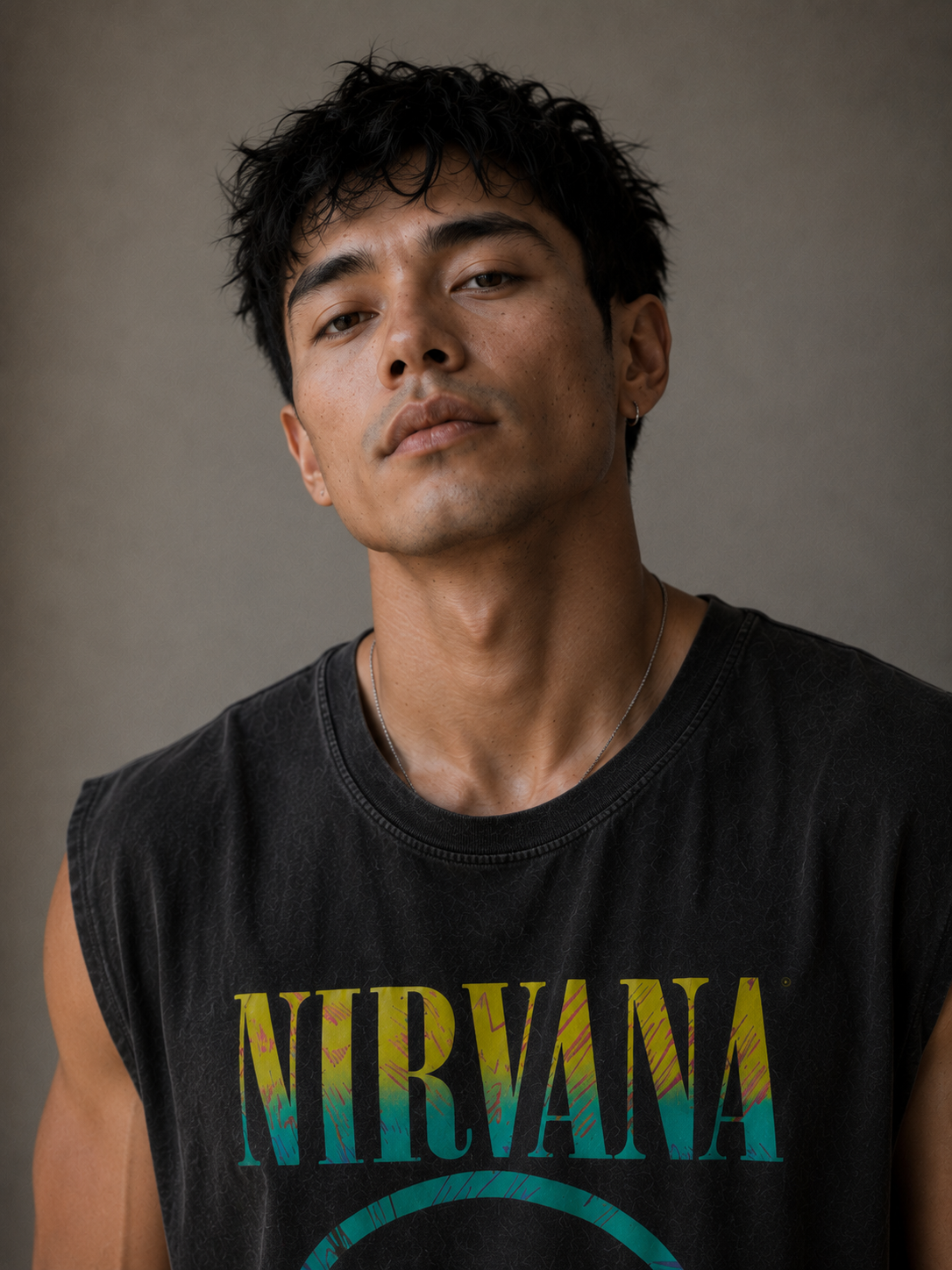 Nirvana Vintage Wash Muscle Tee