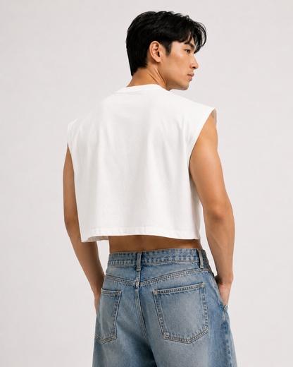 Super Classic Cropped Muscle Tee