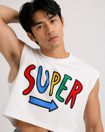 Super Classic Cropped Muscle Tee