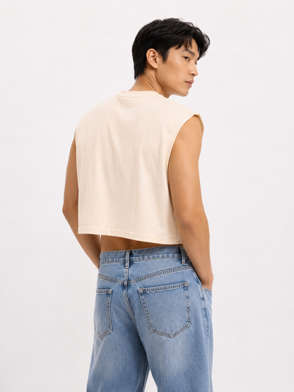 Nelly Farm Apple Cropped Muscle Tee