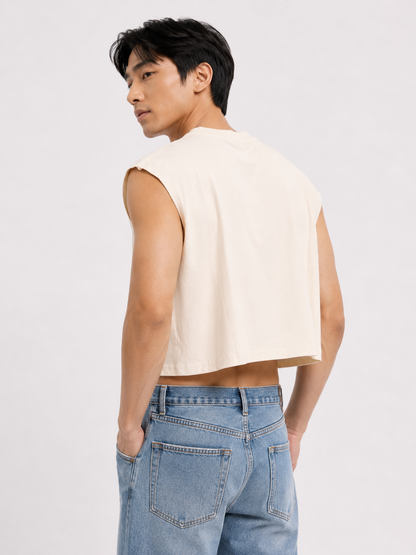 Bad Monday Cropped Muscle Tee