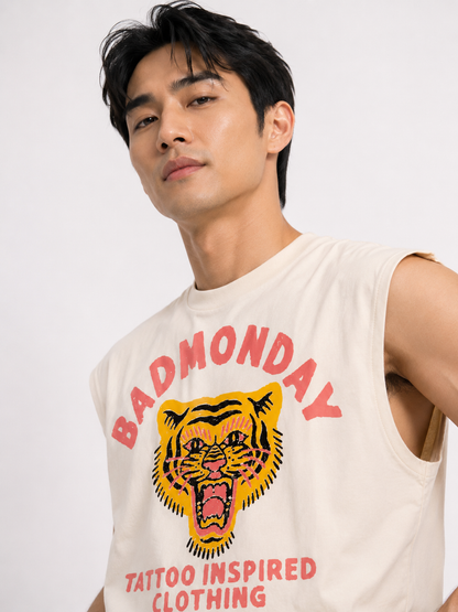 Bad Monday Cropped Muscle Tee