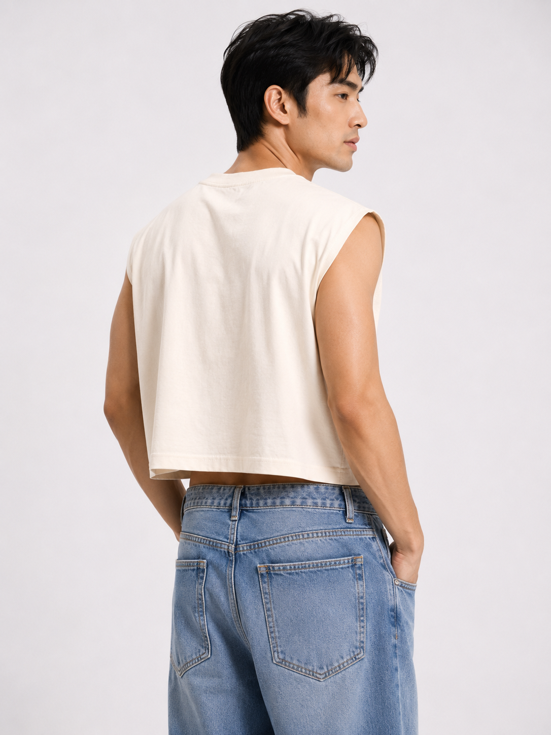 Farmer's Harvest Cropped Muscle Tee