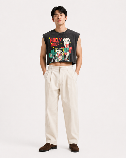 Betty Boop Cropped Muscle Tee