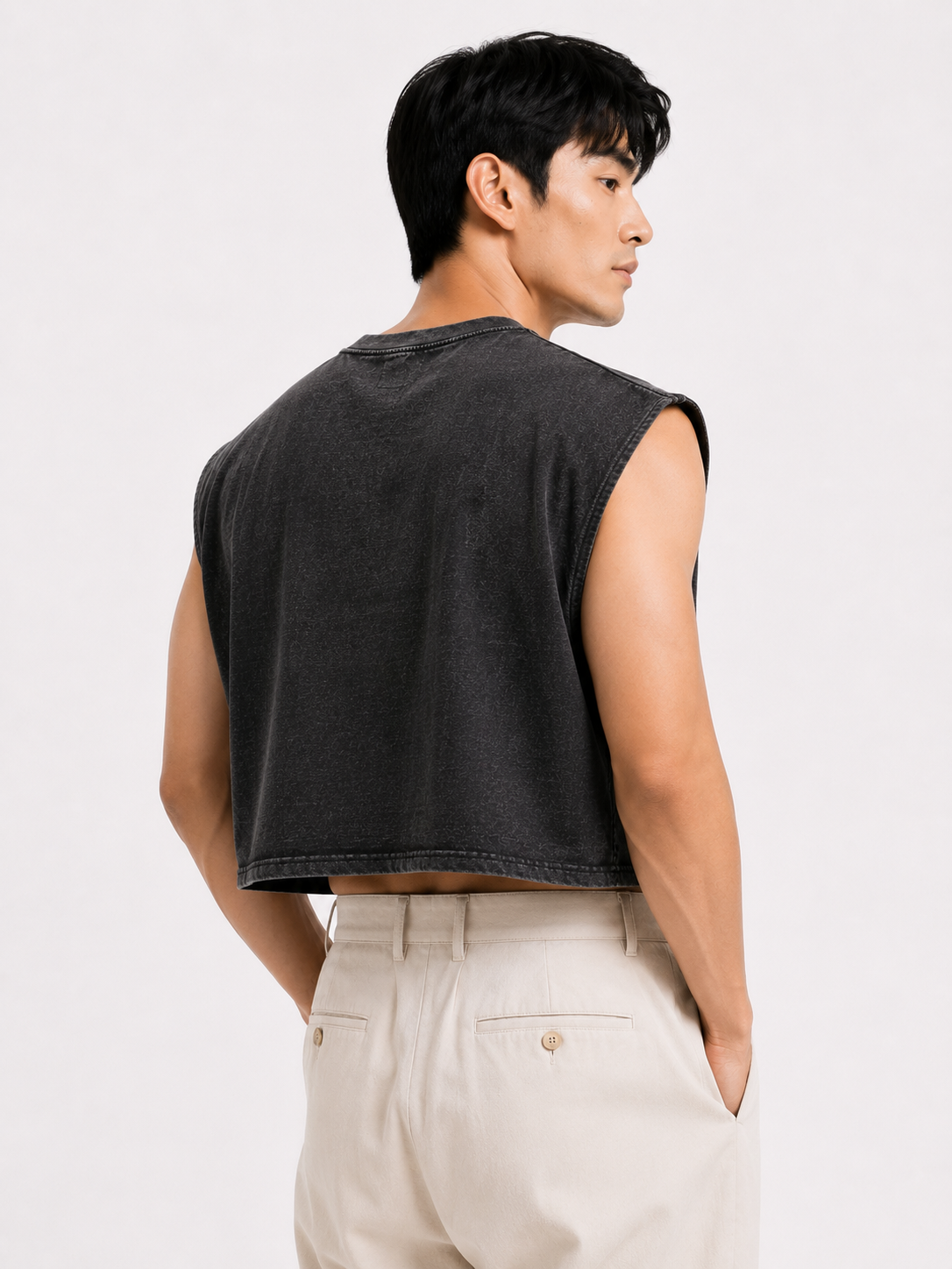 Tom & Jerry Cropped Muscle Tee
