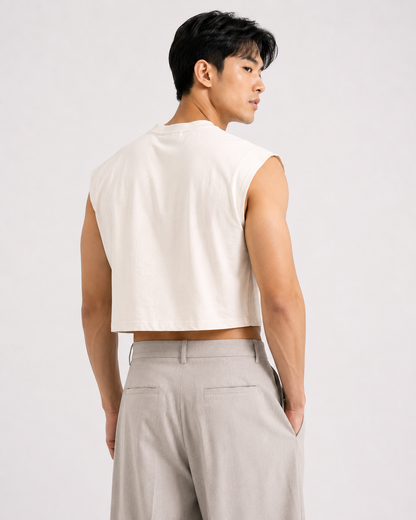 Bangkok Tiger Love Classic Cropped Muscle Tee
