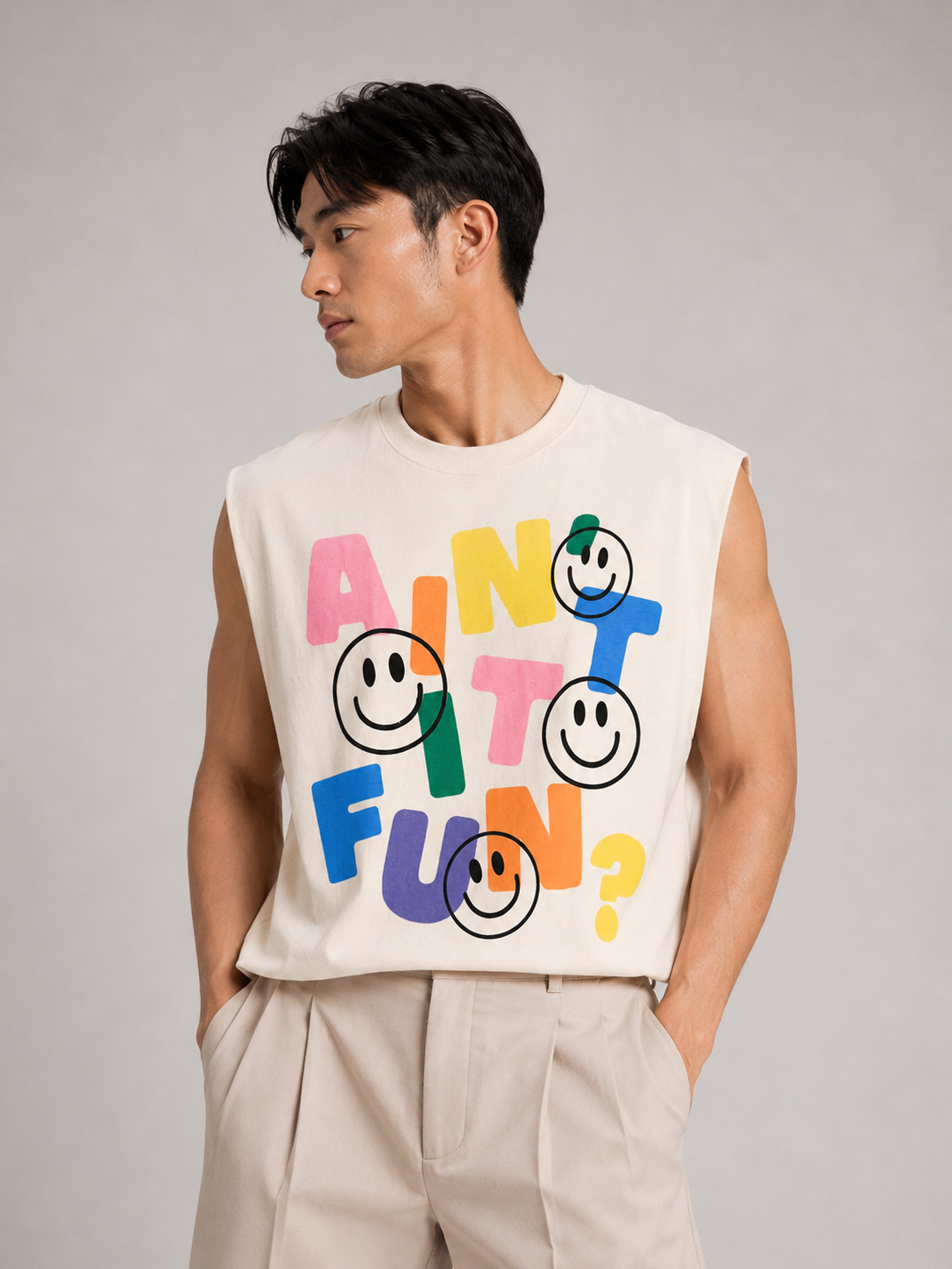 Ain't It Fun Sleeveless Tee