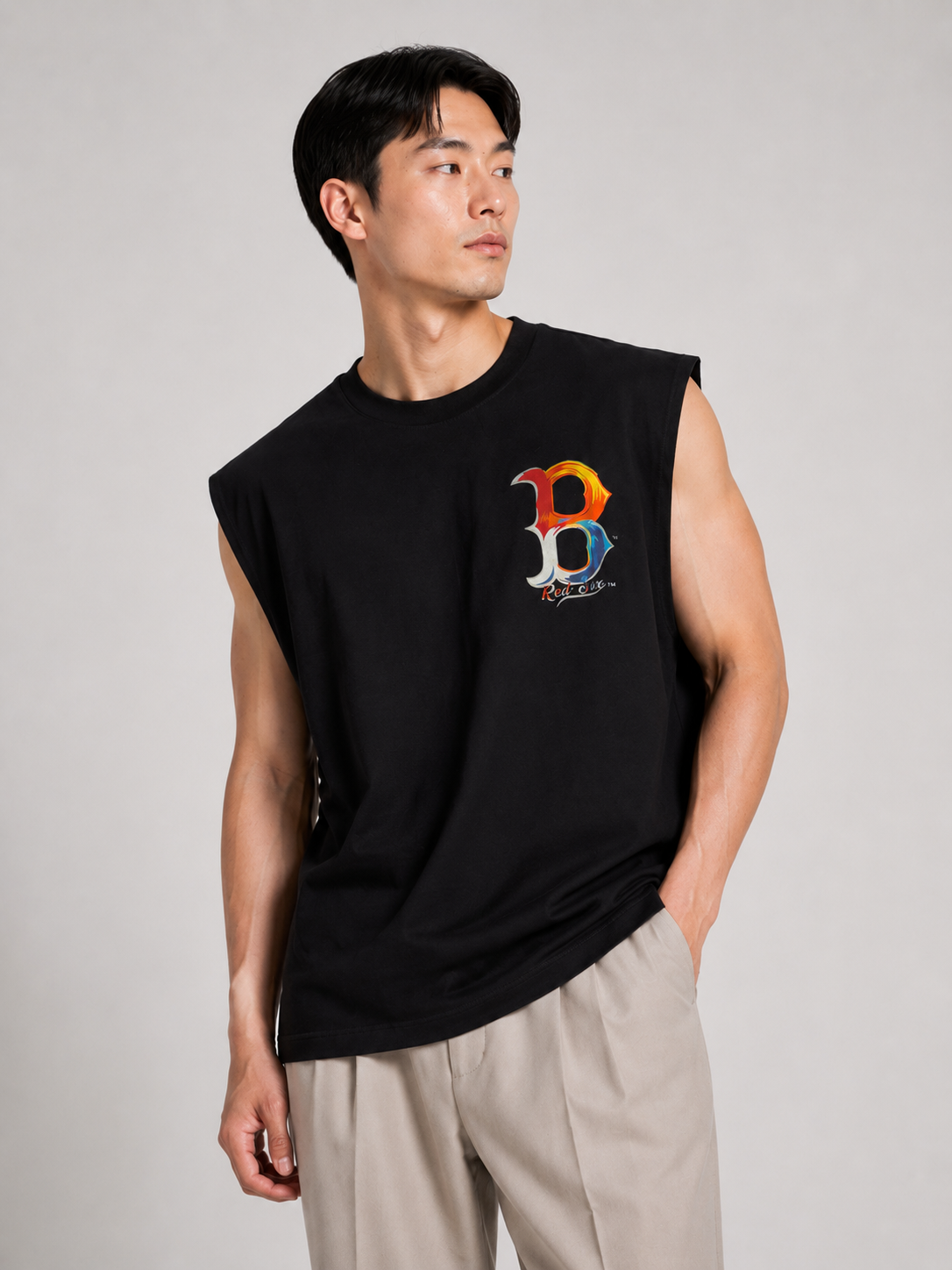 Boston Red Sox Black Sleeveless Tee