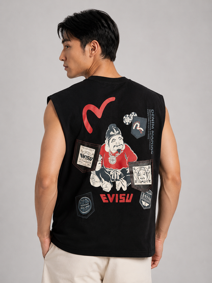 Evisu Heritage Sleeveless Tee