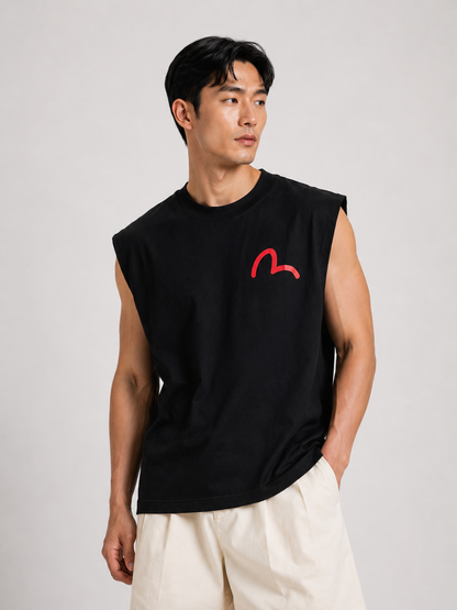 Evisu Heritage Sleeveless Tee
