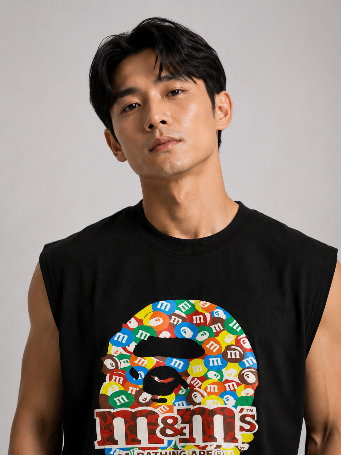 BAPE x M&M's Black Sleeveless Tee
