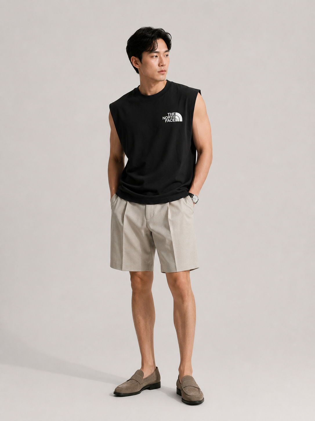The North Face Mountain Graphic Black Sleeveless Tee