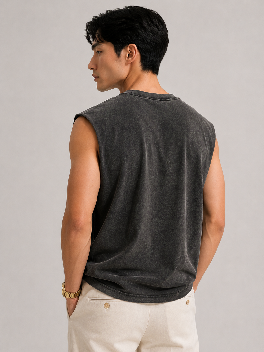 Balenciaga Acid Wash Sleeveless Tee