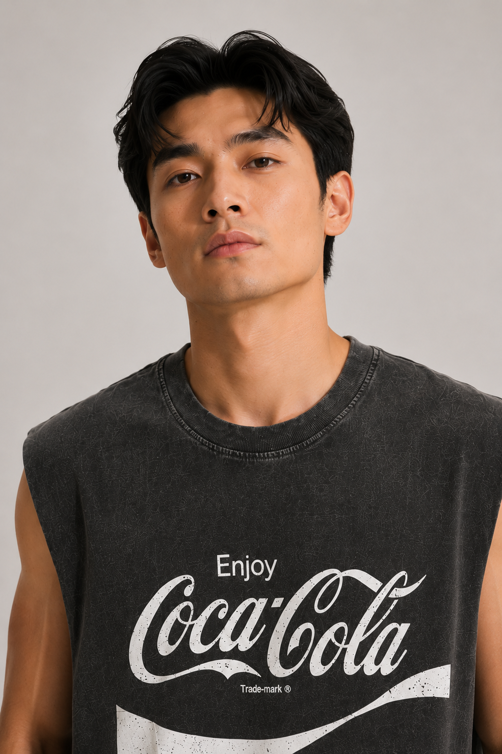 Coca-Cola Acid Wash Sleeveless Tee