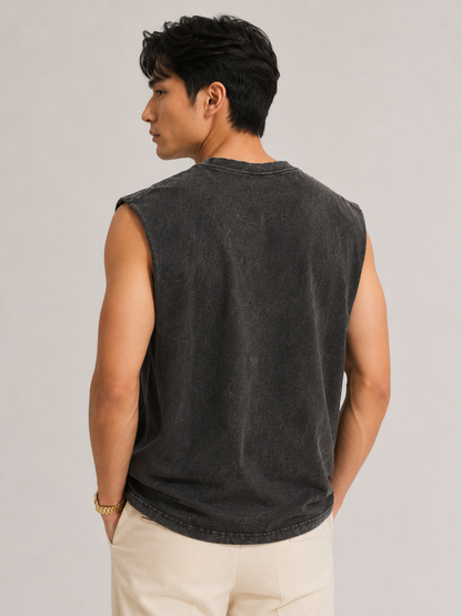 Coca-Cola Acid Wash Sleeveless Tee