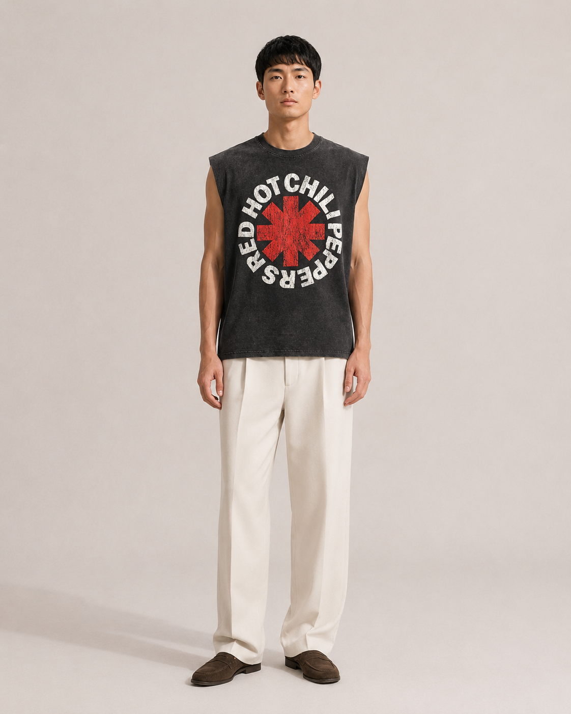 Red Hot Chili Peppers Acid Wash Sleeveless Tee