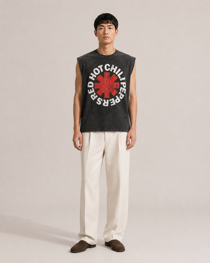 Red Hot Chili Peppers Acid Wash Sleeveless Tee