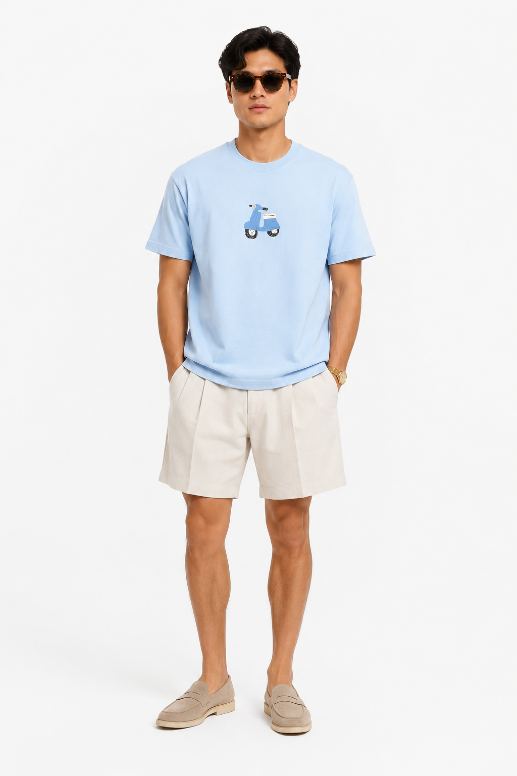 Capri Summer Sky Tee