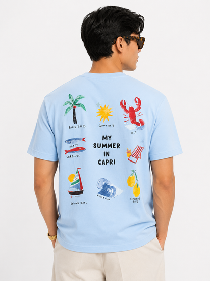 Capri Summer Sky Tee