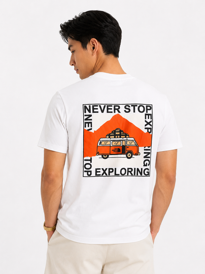 Explorer White Tee