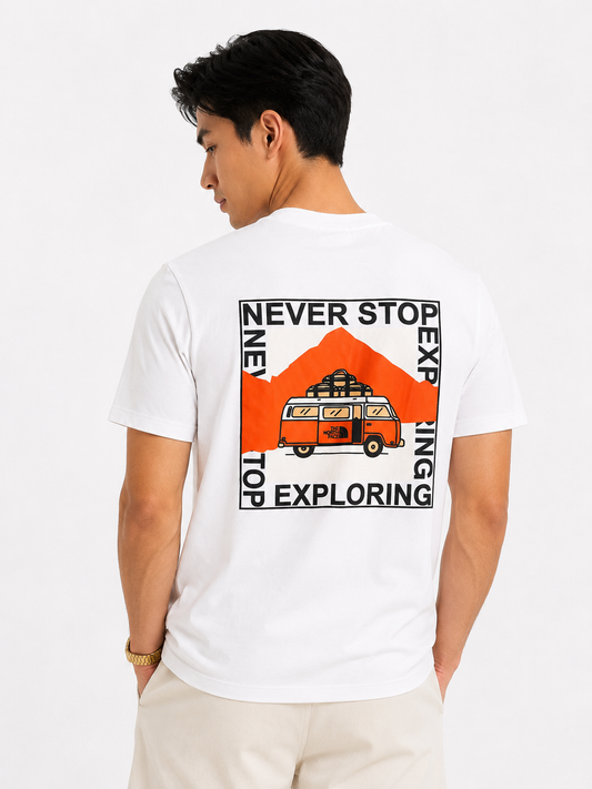Explorer White Tee