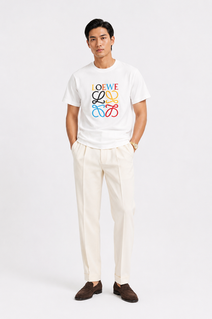 Loewe Anagram Pride White Tee
