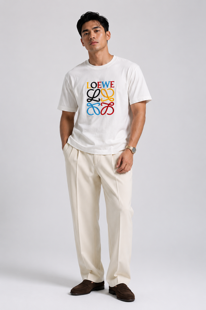 Loewe Anagram Pride White Tee
