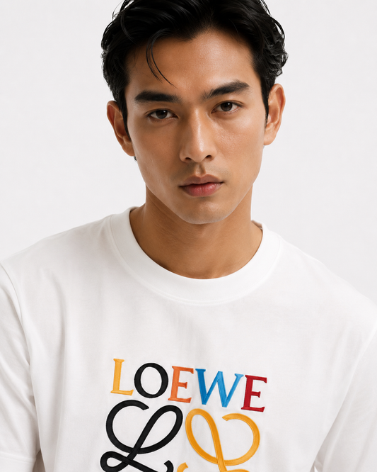 Loewe Anagram Pride White Tee