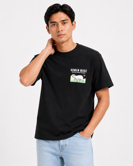 Polar Bear Black Tee