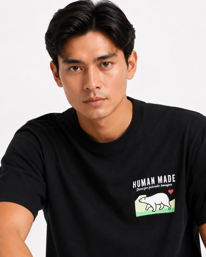 Polar Bear Black Tee