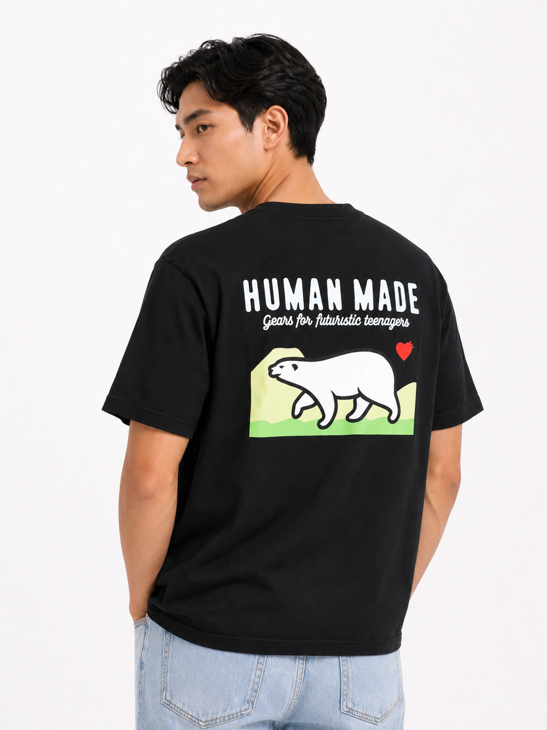 Polar Bear Black Tee